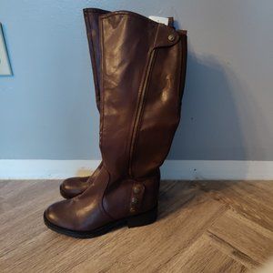 BareTraps Brown Leather Boots